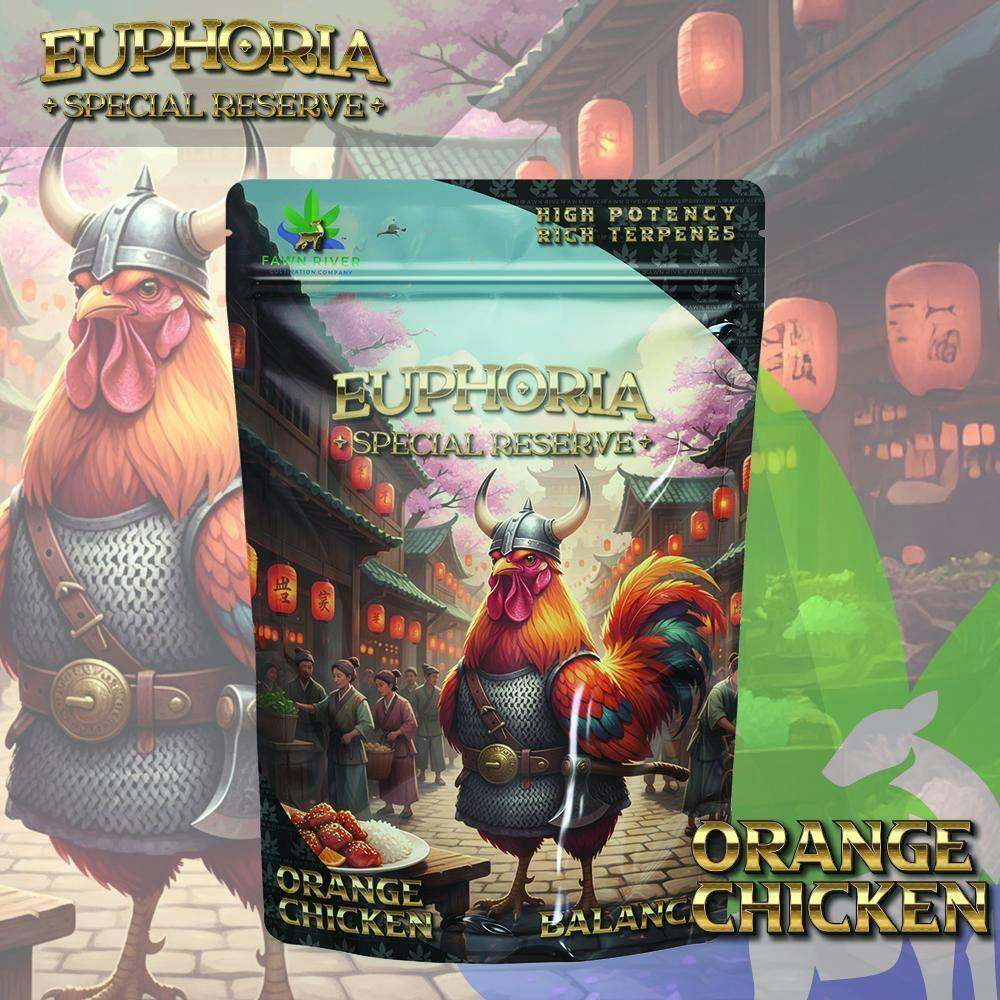 Euphoria - 28g Prepack - Orange Chicken (Special Reserve) cannabis product