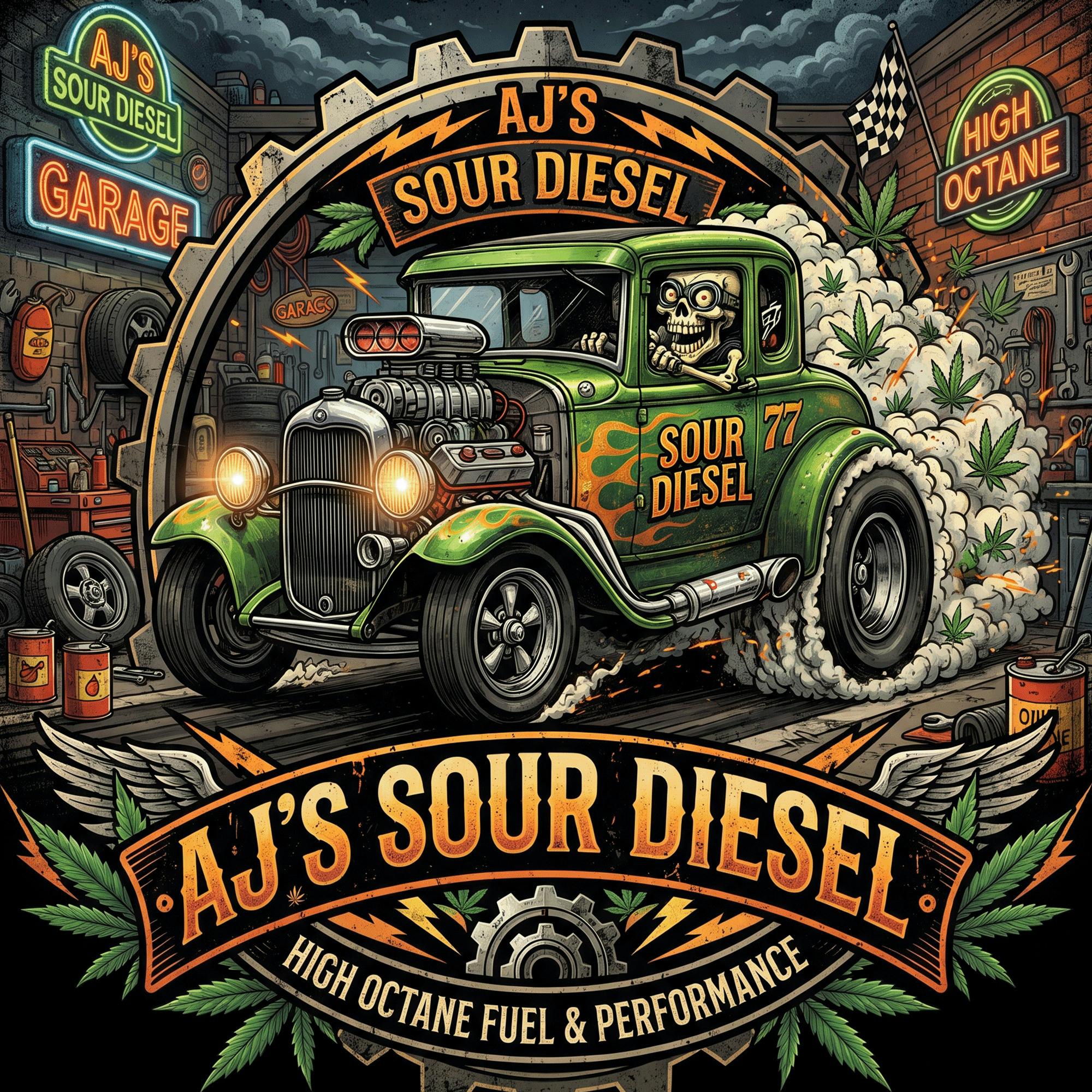 DELI - Aj's Sour Diesel cannabis product