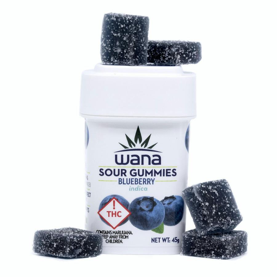 Wana | Sour Blueberry | Indica | 100mg
