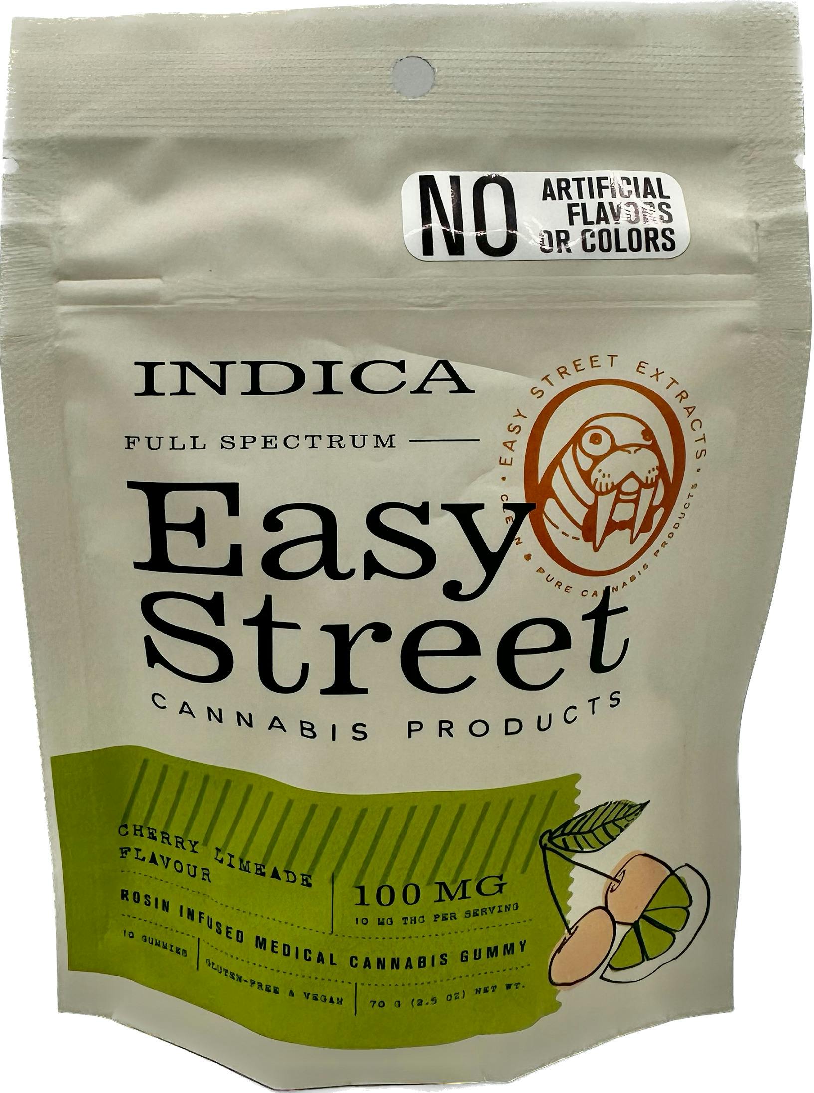 Easy Street | Cherry Limeade Rosin Gummies | Indica | 100mg