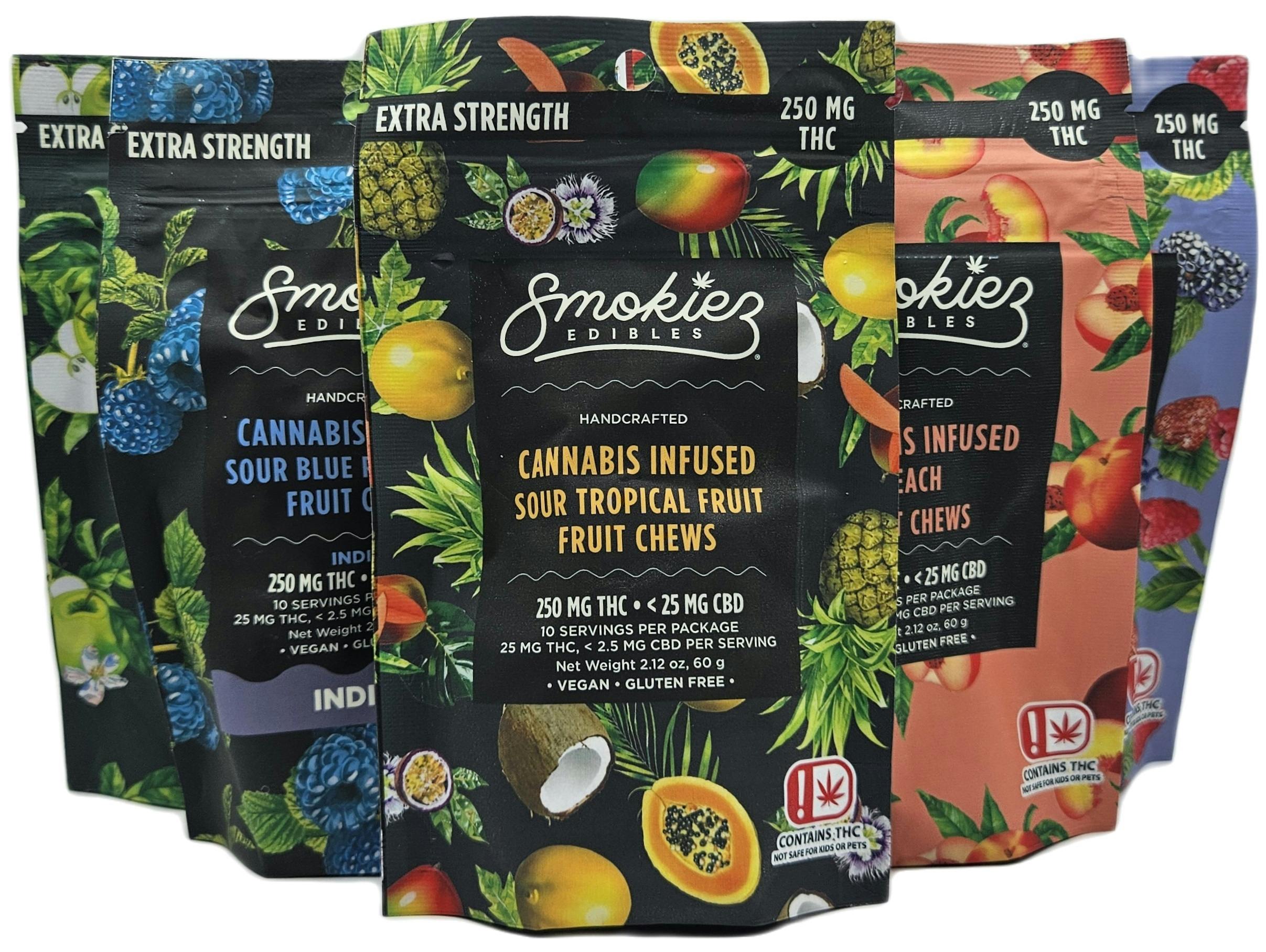 Smokiez | Sweet Watermelon Fruit Chews | Hybrid | 250mg
