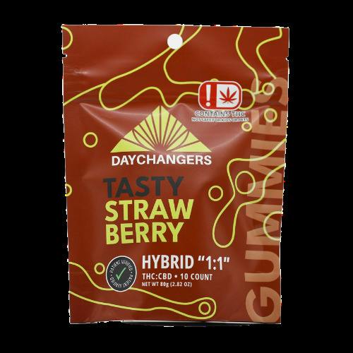 Day Changers | RSO Infused Real Sweet Orange Gummies | Hybrid | 1:1 THC:CBD | 2500mg