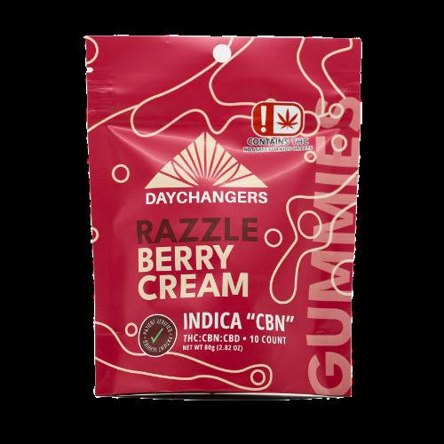 Day Changers | Razzle Berry Cream Gummies | Indica | 1:1 THC:CBD+CBN | 2500mg