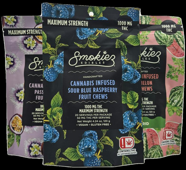 Smokiez | Sweet Peach Fruit Chews | Sativa | 250mg