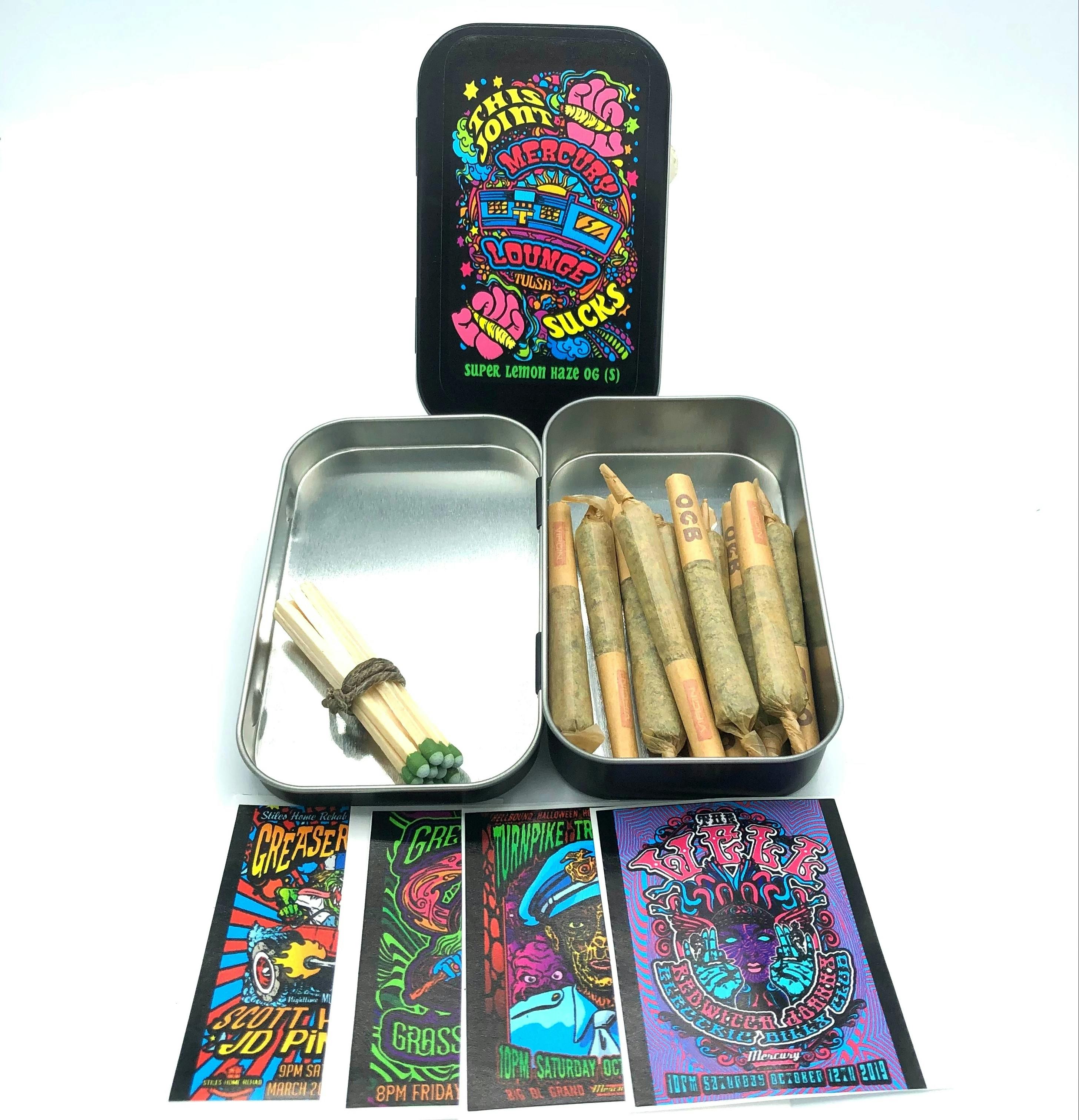 Rex's Remedies x Mercury Lounge | Bubblegum Runtz | Pre-Roll 10 Pack | Hybrid | 5g