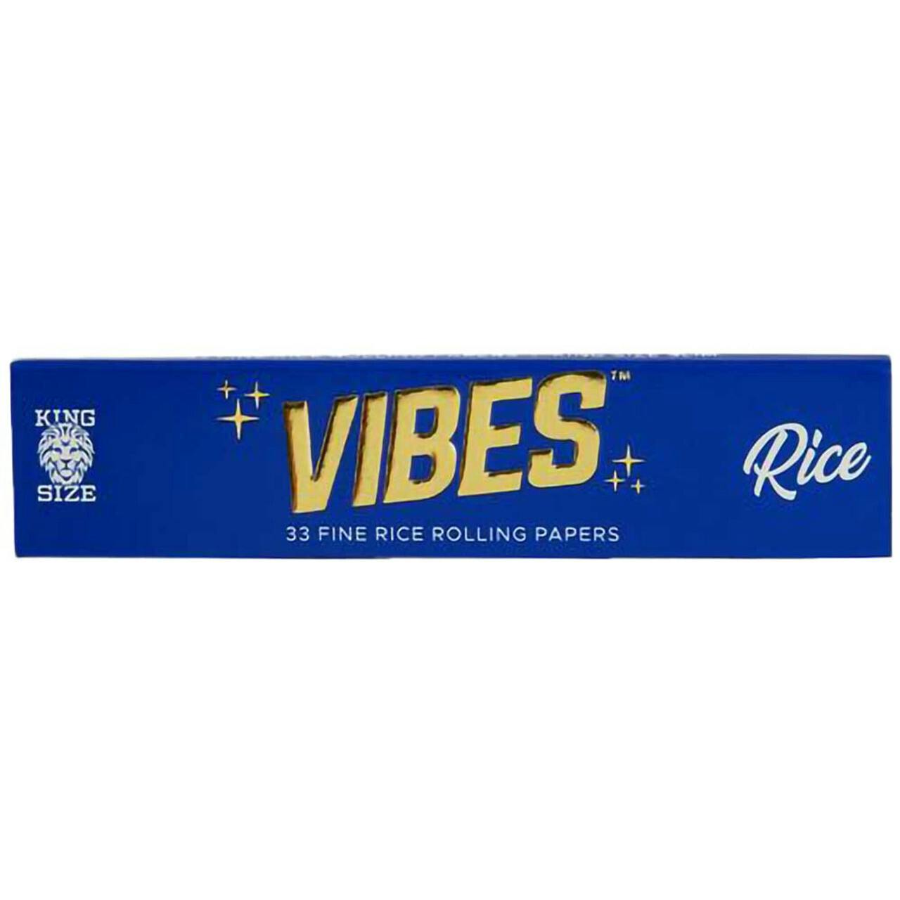Vibes | Rice Papers (Blue) | King Size Slim
