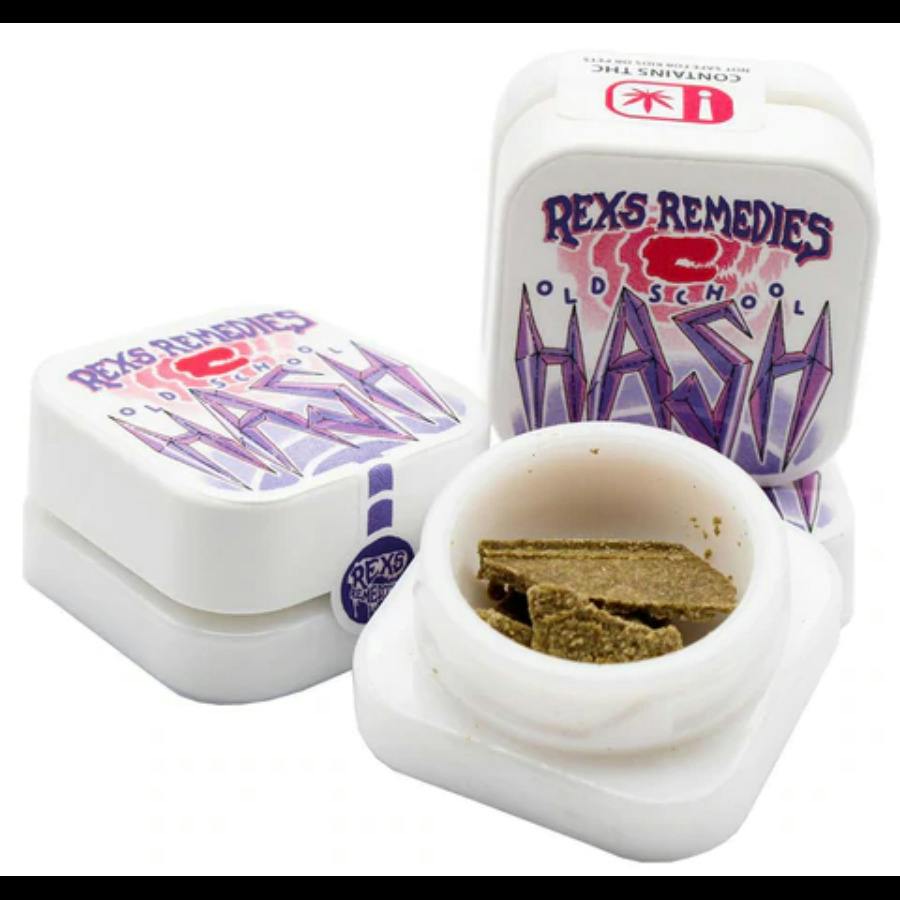 Rex's Remedies | Lemon Cherry Gelato | Old School Hash | Indica | 1g