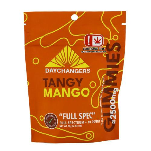 Day Changers | Mango Gummies | Full Spec | 1:1 THC:CBD | 2500mg