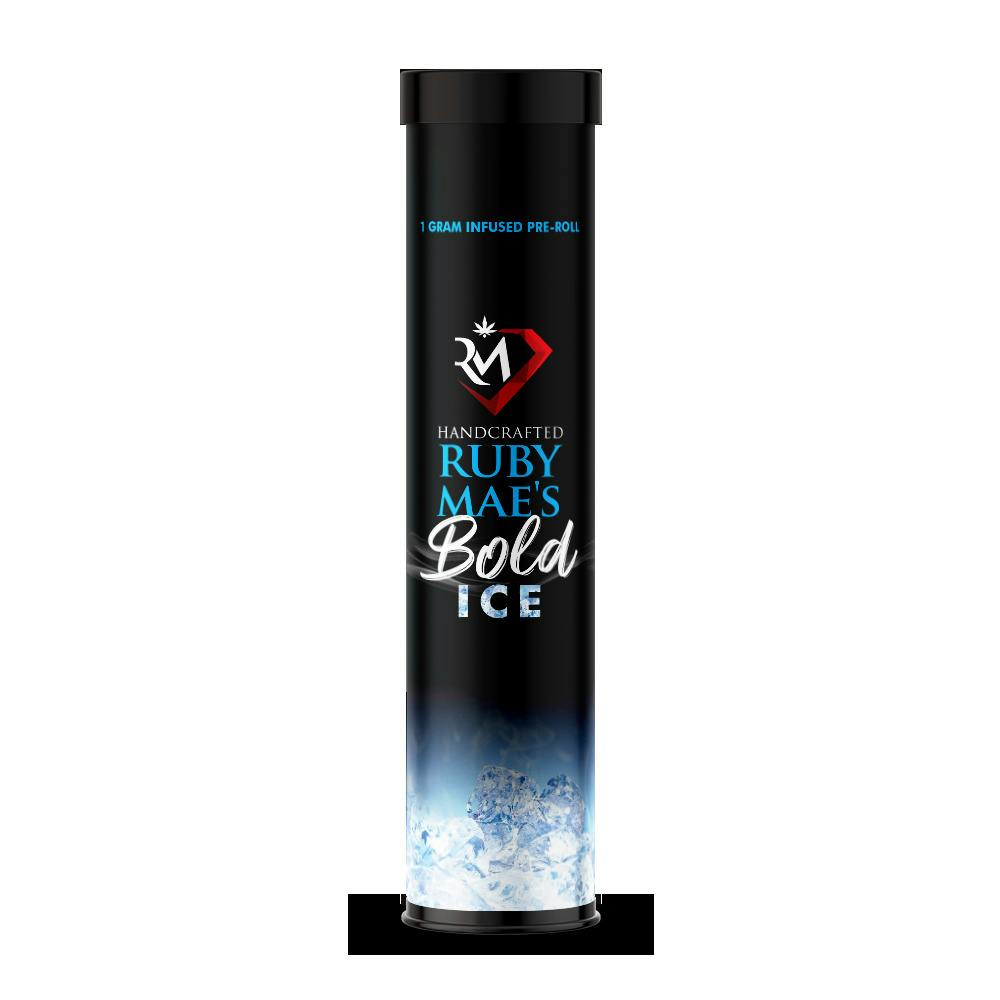Ruby Mae's | Permanent Push Pop | Bold ICE Infused Pre-Roll | Indica | 1g