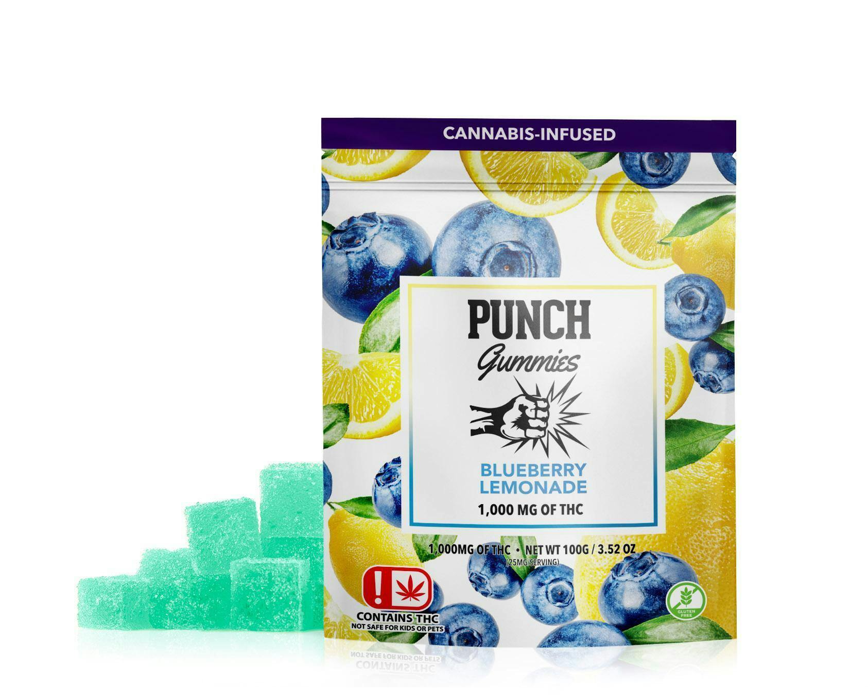 Punch Edibles | Watermelon Gummies | 1000mg