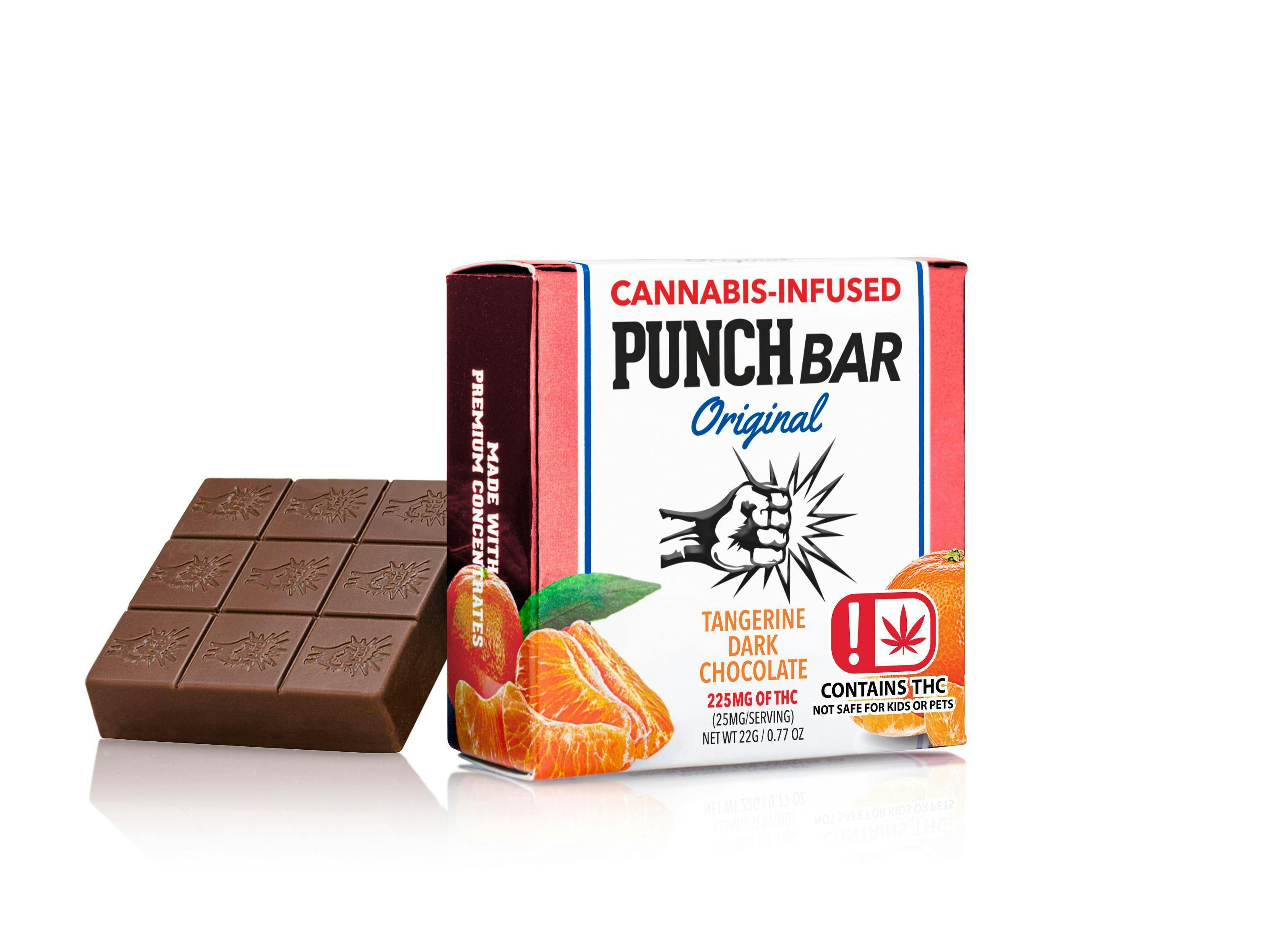Punch Edibles | Tangerine Dark Chocolate Bar | 1000mg