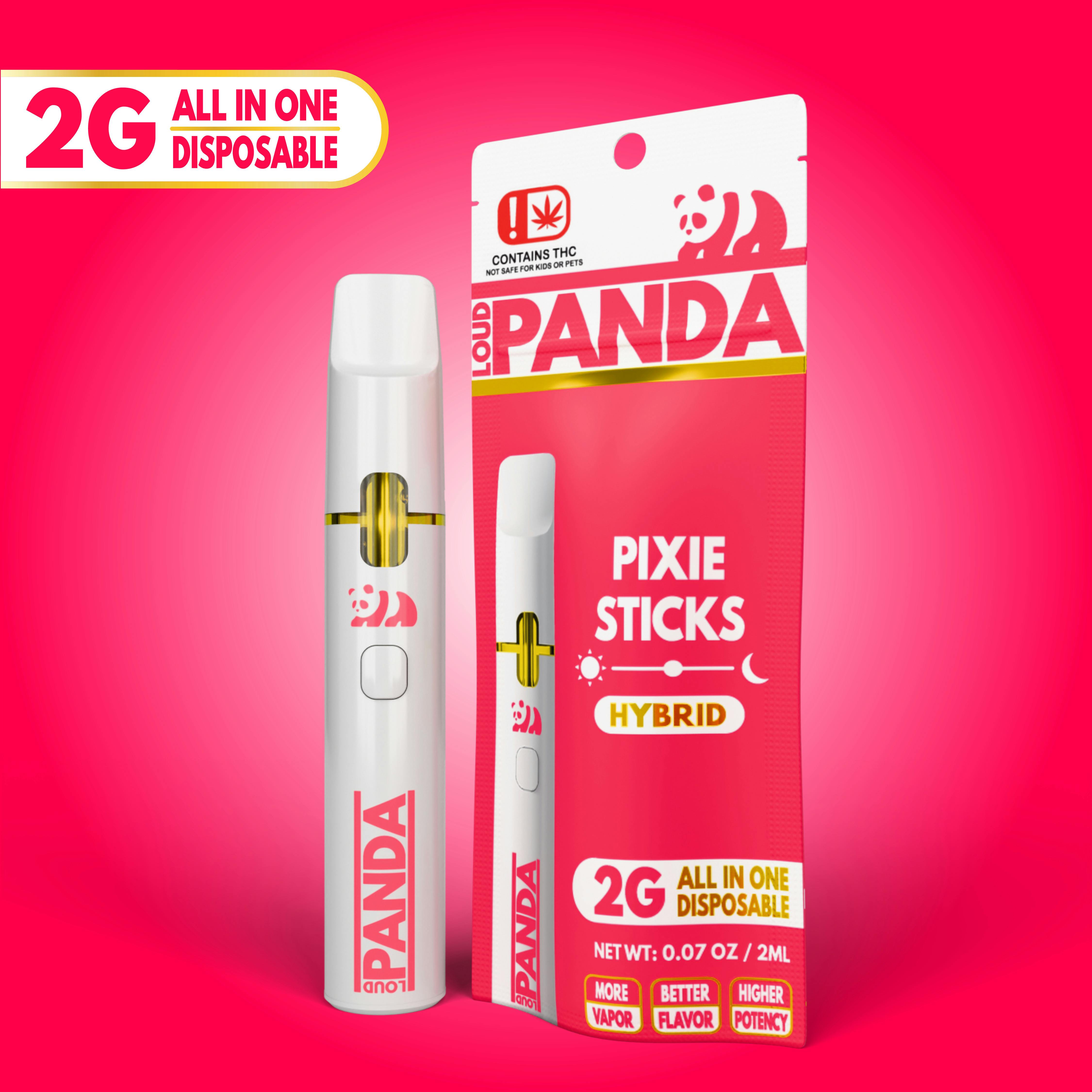 Loud Panda | Pixie Sticks | Disposable Vape | Indica | 2g