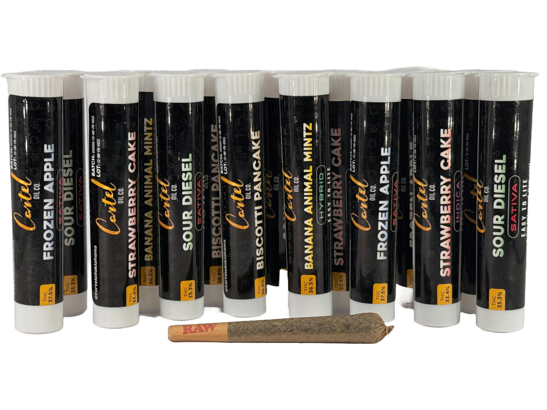 Cartel Oil Co | Tachibana | Distillate Infused Pre-Roll | Hybrid | 1.2g