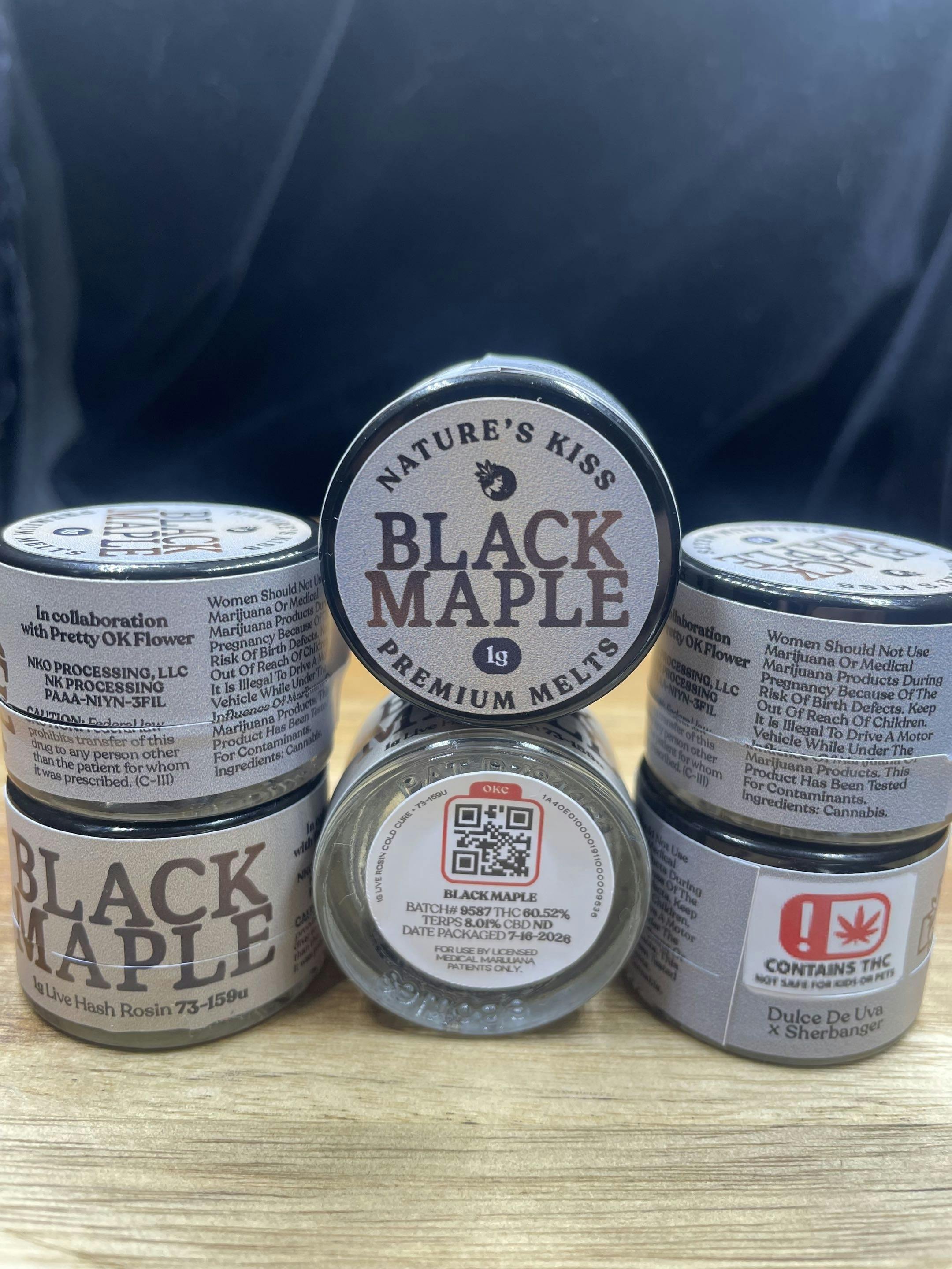 Nature's Kiss | Black Maple #22 | Cold Cure Live Rosin | 1g