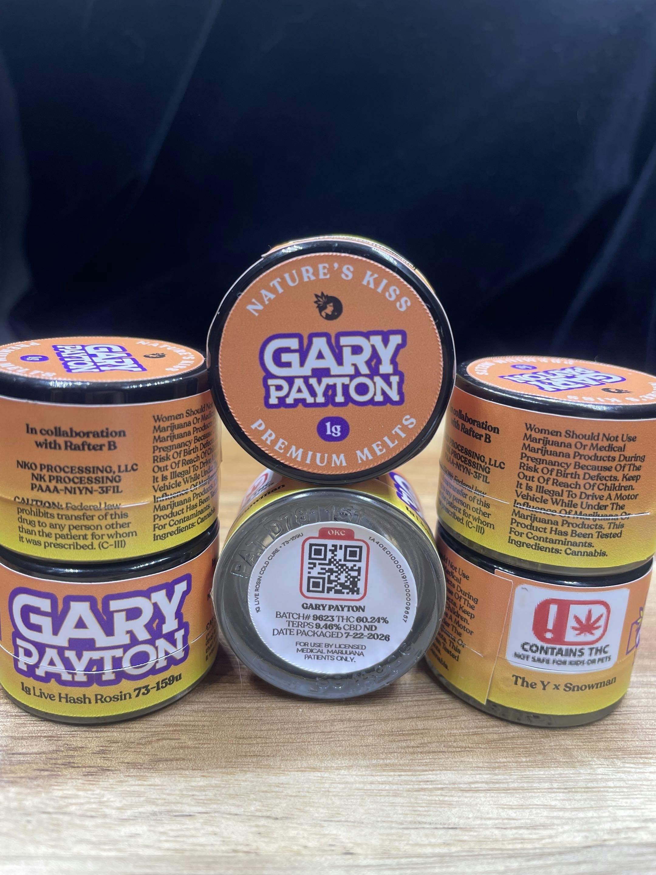 Nature's Kiss | Gary Payton | Cold Cure Live Rosin | 1g