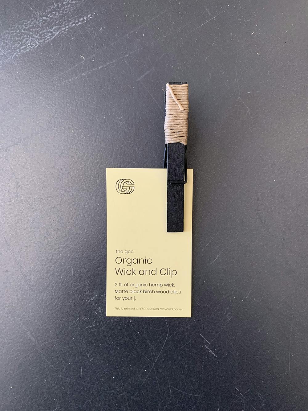 Organic Wick & Clip