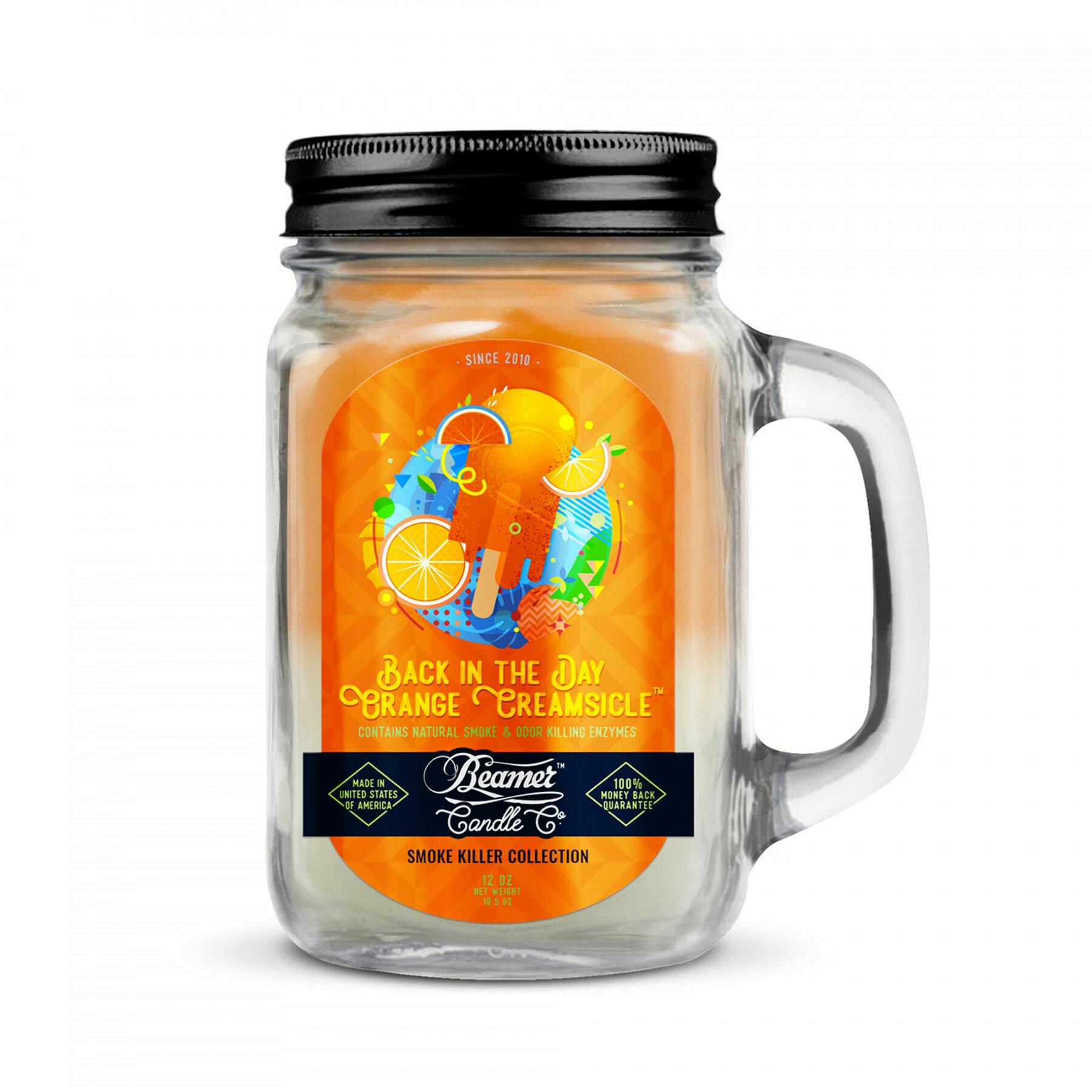 Beamer Candles - Smoke Killer Collection - 12oz - Back in the Day Orange Creamsicle
