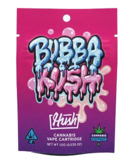 HUSH - BUBBA KUSH 1G CARTRIDGE