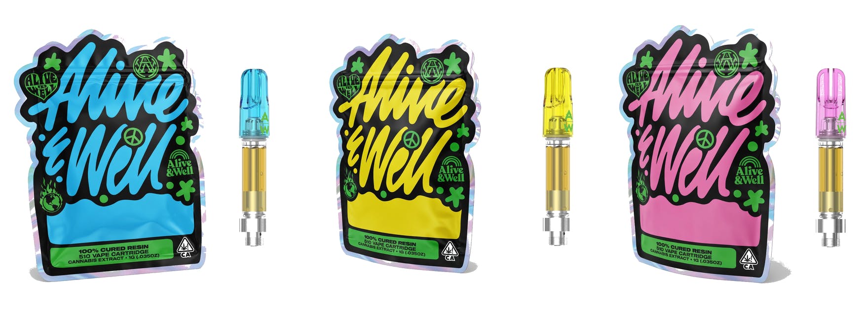ALIVE & WELL: GLACIERS 1G CURED RESIN CARTRIDGE