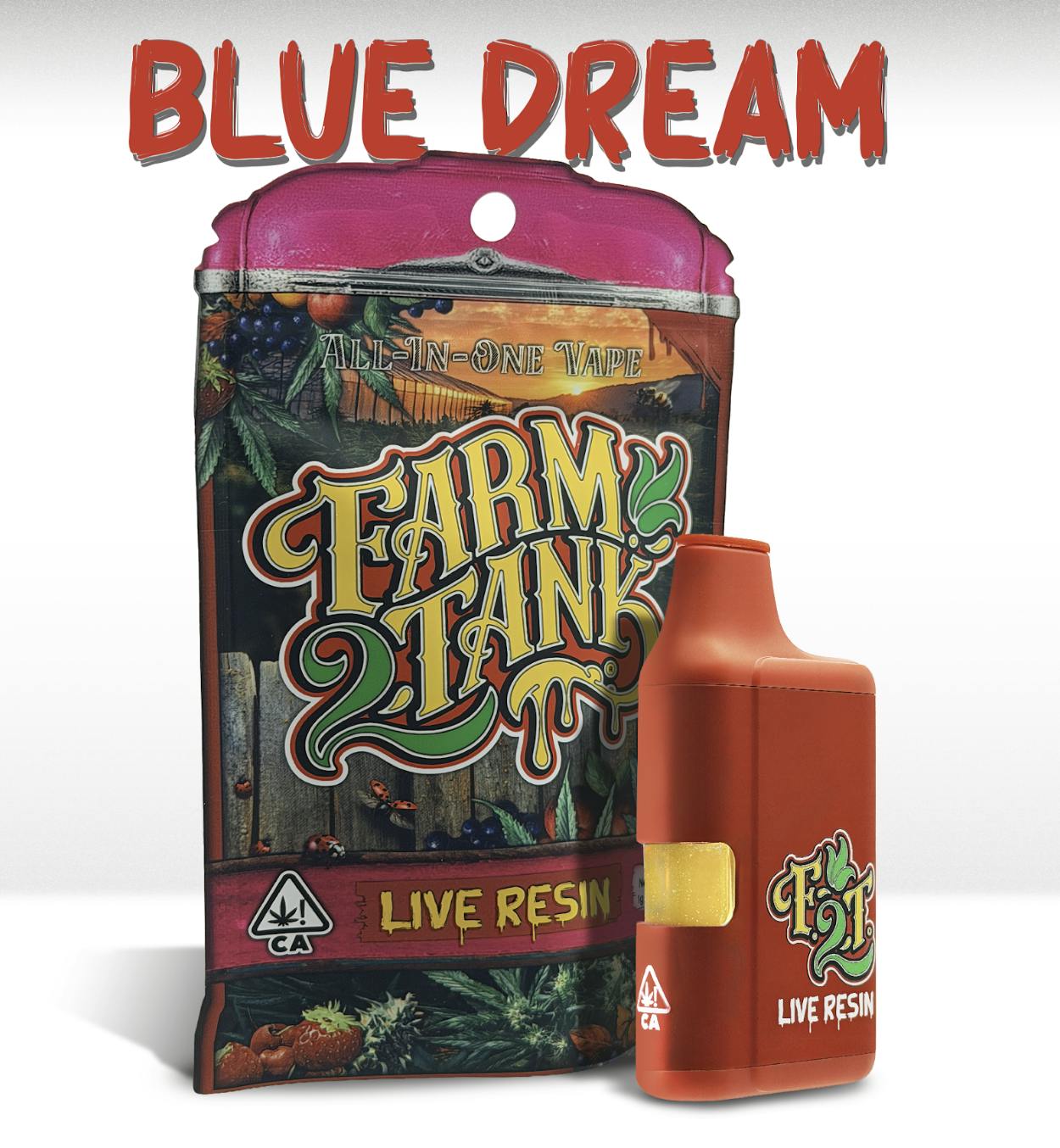 FARM2TANK - BLUE DREAM 1G LIVE RESIN ALL IN ONE