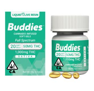 SATIVA 50MG LIQUID LIVE RESIN SOFT GEL CAPSULE 20PK