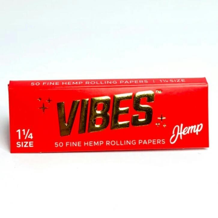 Vibes Papers - Hemp fine rolling papers Red Box - g