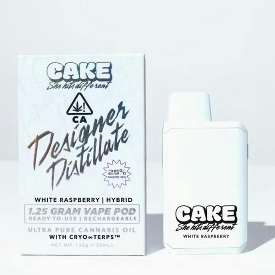 White Raspberry - 1.25 Grams - Hybrid - Designer Distillate by CAKE she hits different