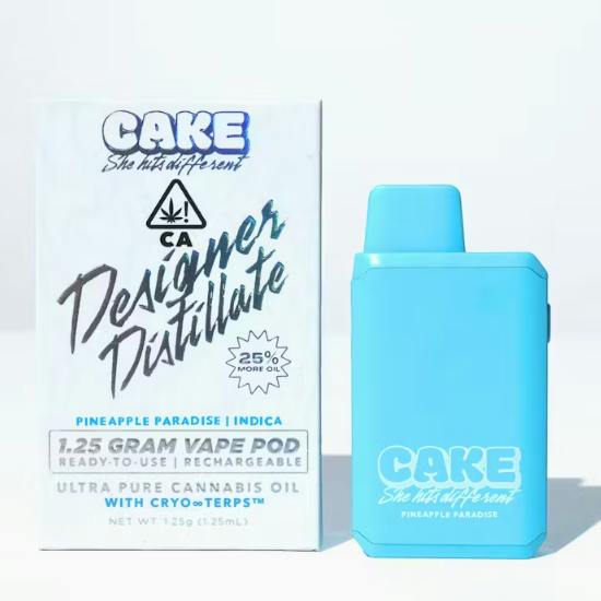 Pineapple Paradise - 1.25 Grams - Indica - Designer Distillate by CAKE she hits different
