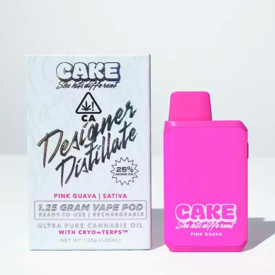 CAKE | Pink Guava | Disposable | 1.25g by CAKE she hits different