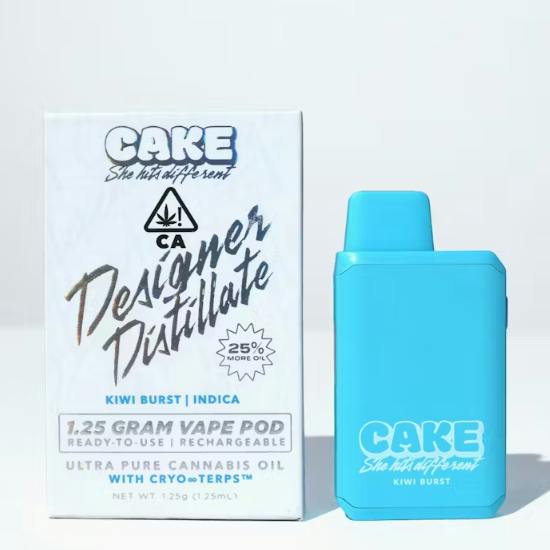 CAKE She Hits Different | Kiwi Burst | Disposable Vape | 1.25g by CAKE she hits different