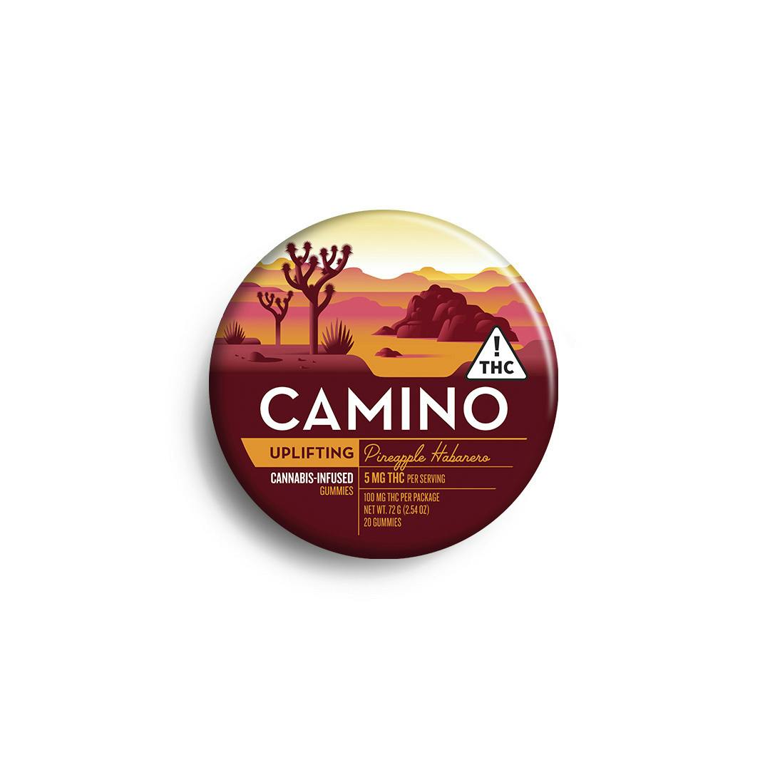 Kiva Camino Pineapple Habanero Gummies 5mg 20pk