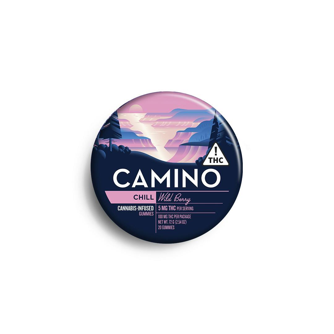 Kiva Camino Wild Berry Gummies 5mg 20pk