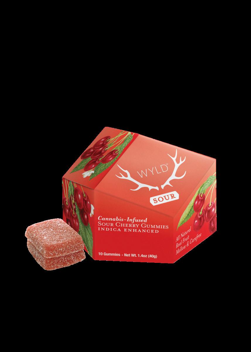 Wyld Sour Cherry (I) Gummies 10mg 10pk