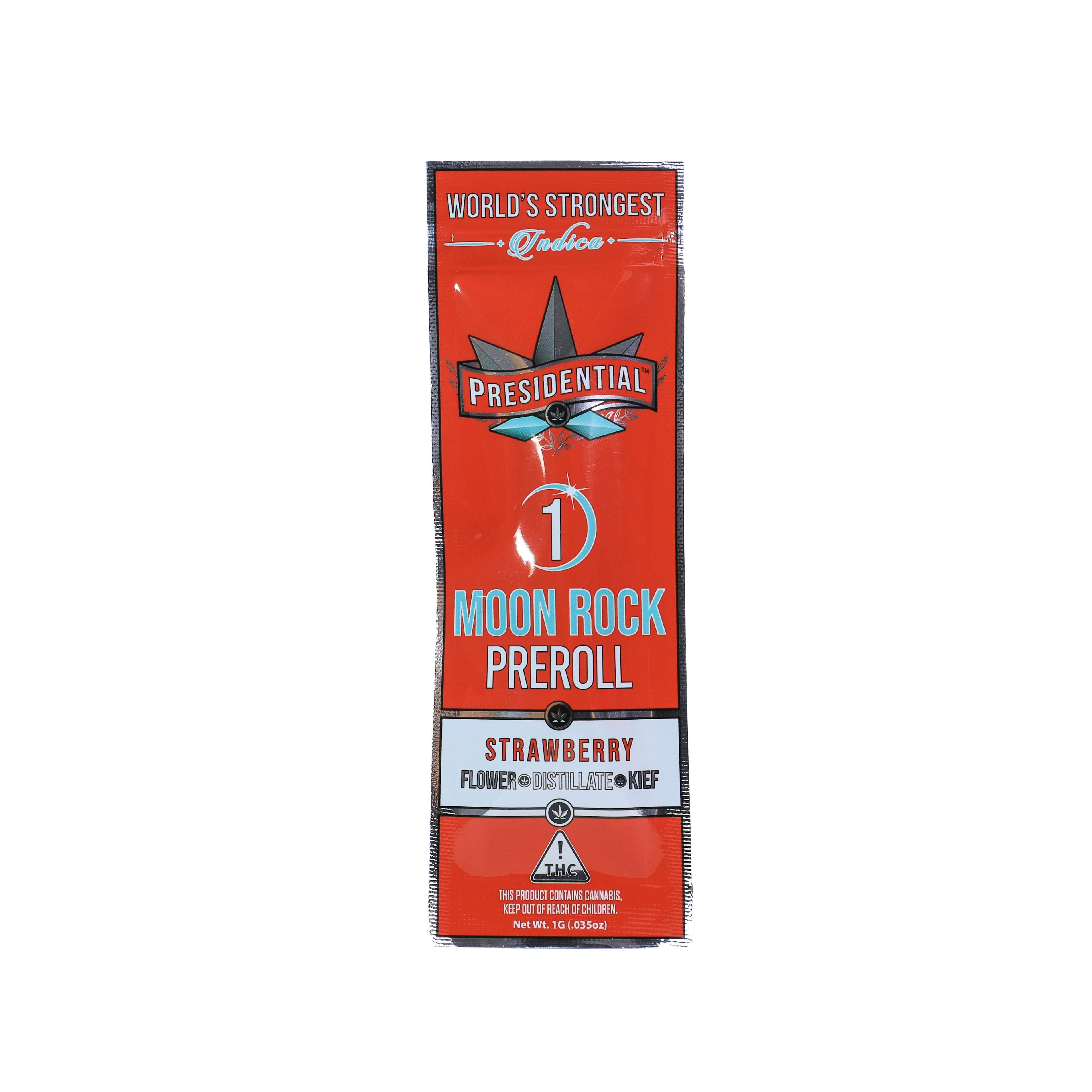 Presidential Strawberry (I) Moon Rock Infused Pre-Roll