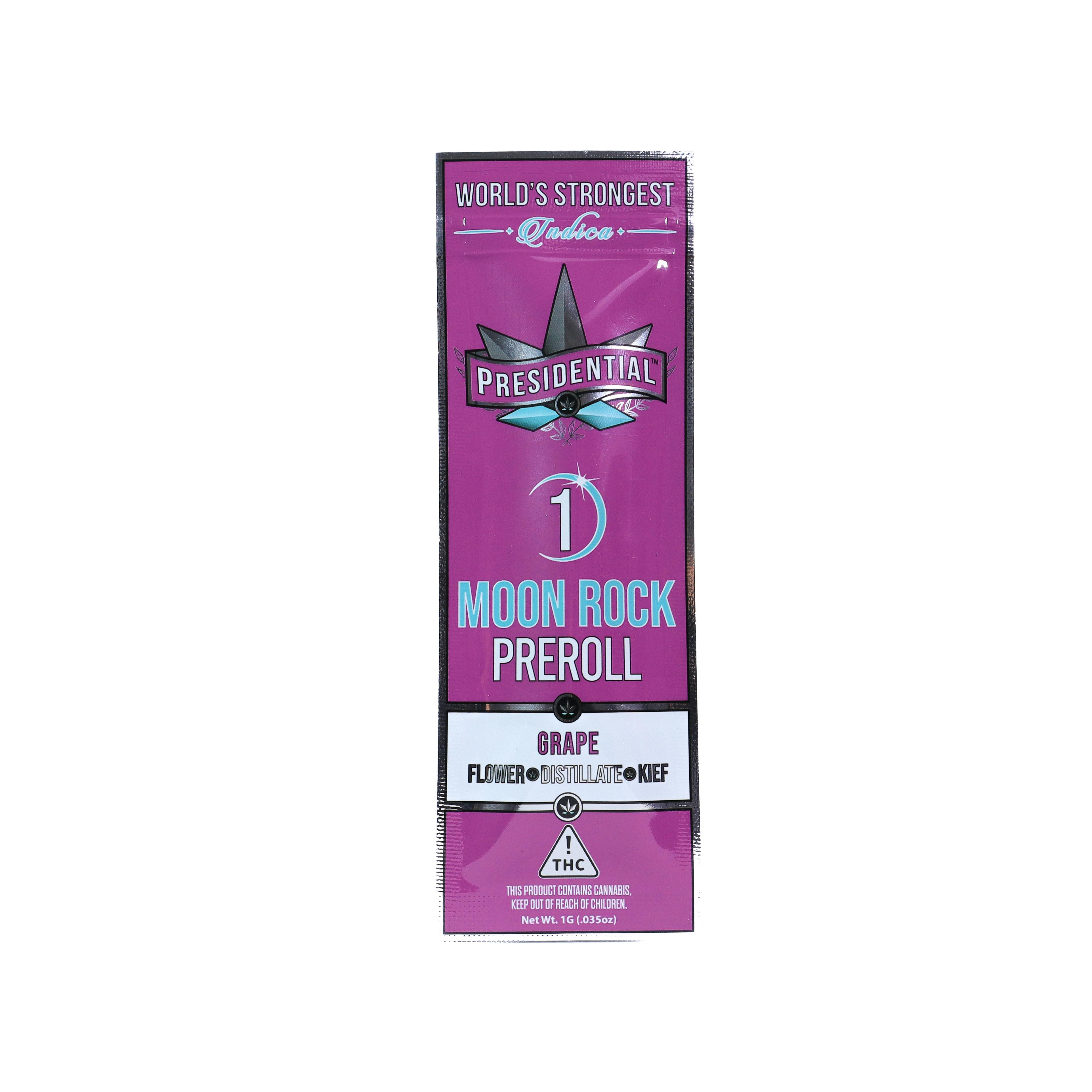 Presidential Grape (I) Moon Rock Infused Pre-Roll
