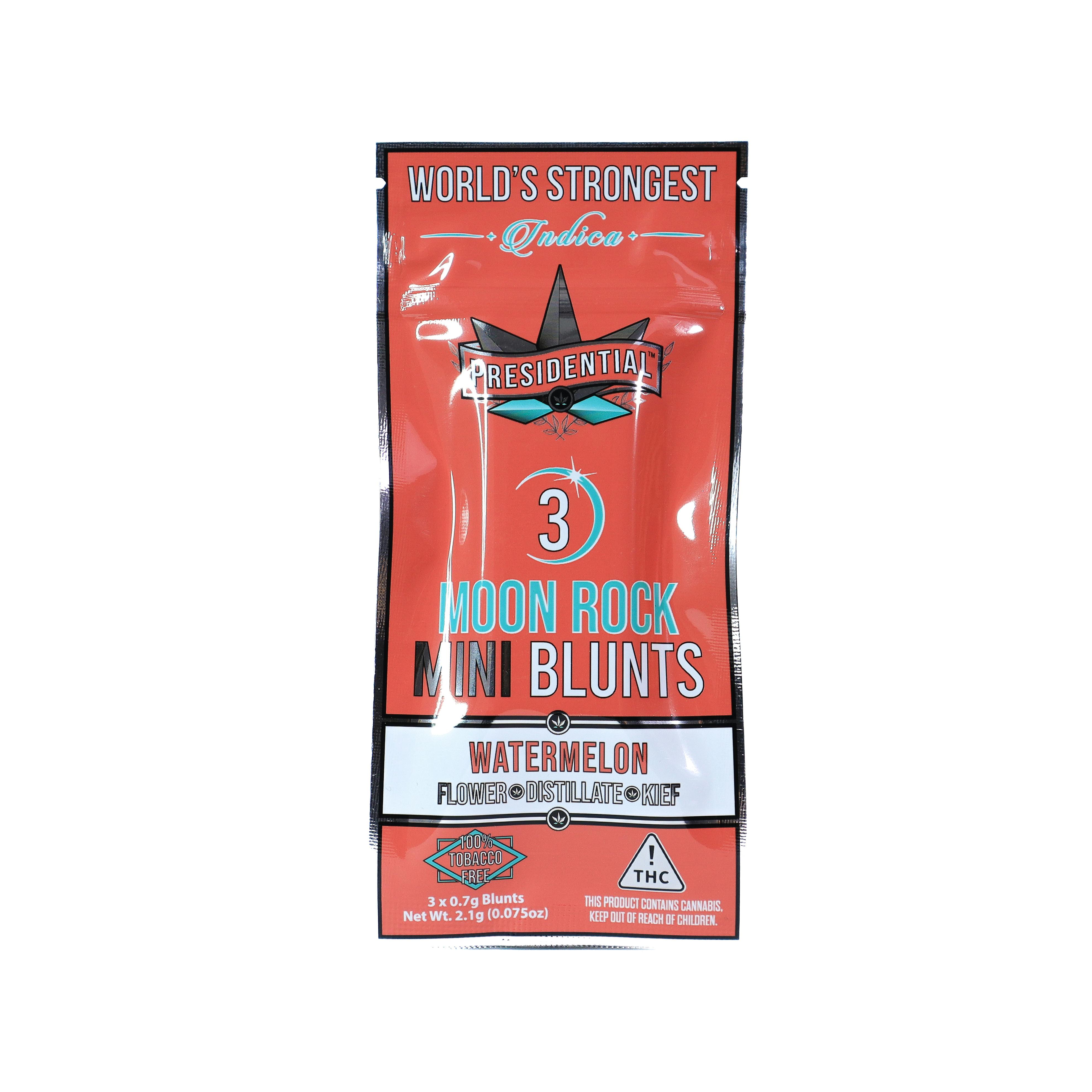 Presidential Watermelon (I) Moon Rock Infused Blunt Multipack 0.6g 3pk