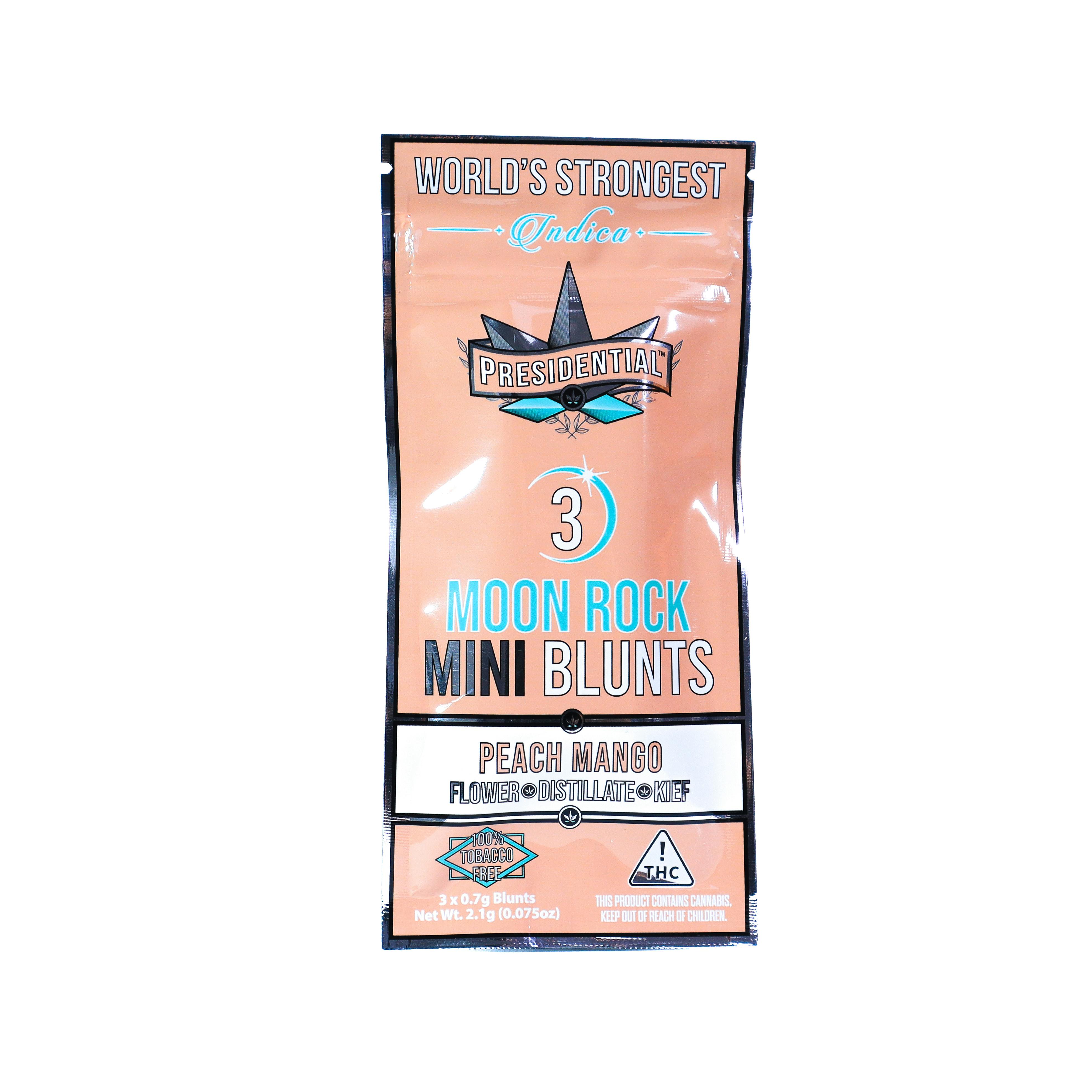Presidential Peach Mango (I) Moon Rock Infused Blunt Multipack 0.6g 3pk