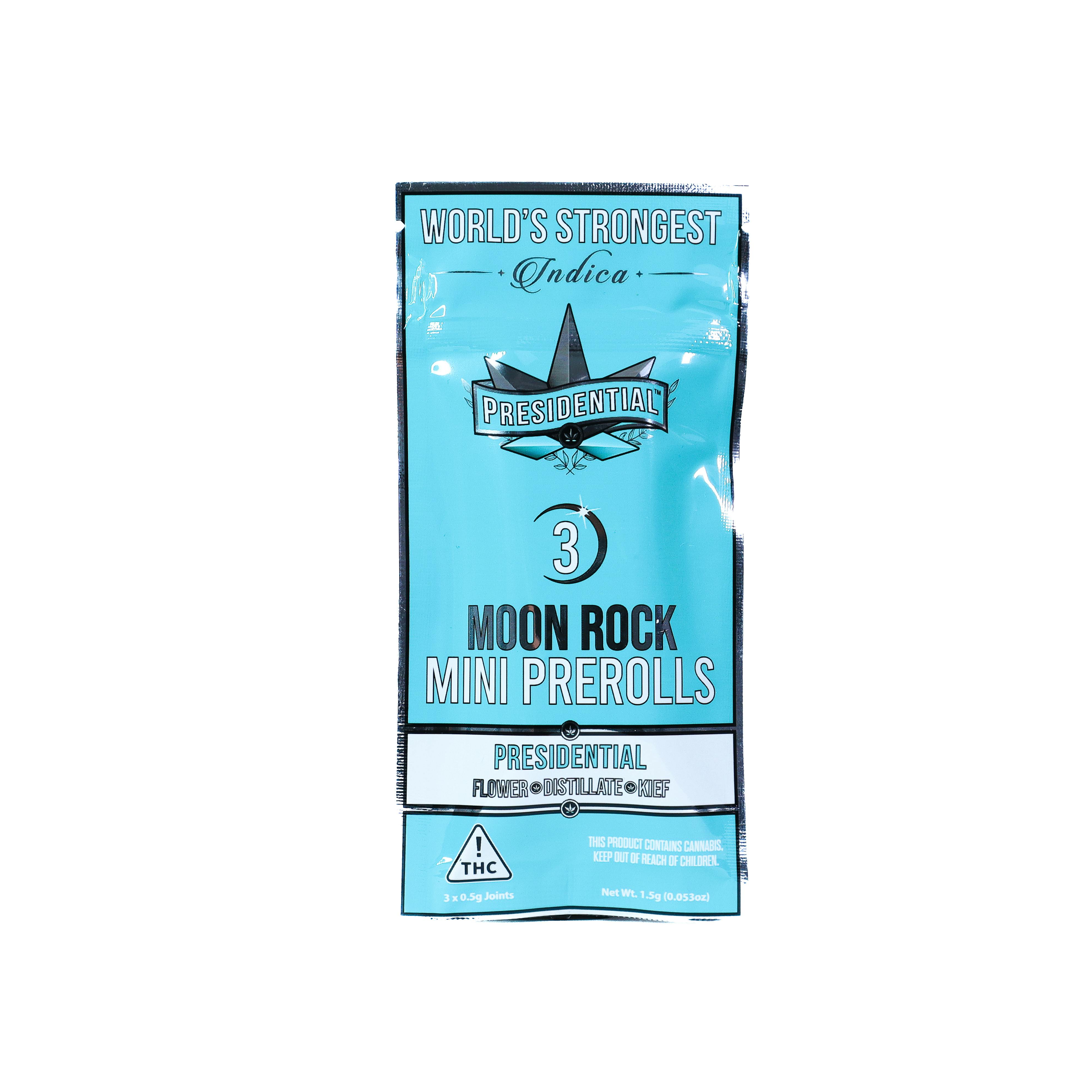 Presidential OG (I) Moon Rock Infused Pre-Roll Multipack 0.5g 3pk