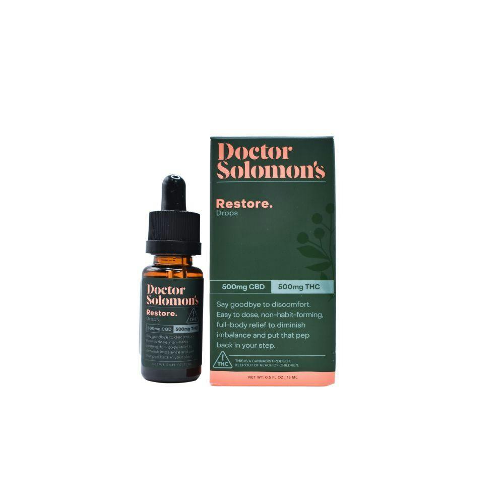Dr. Solomon's Restore 1:1 CBD:THC Tincture
