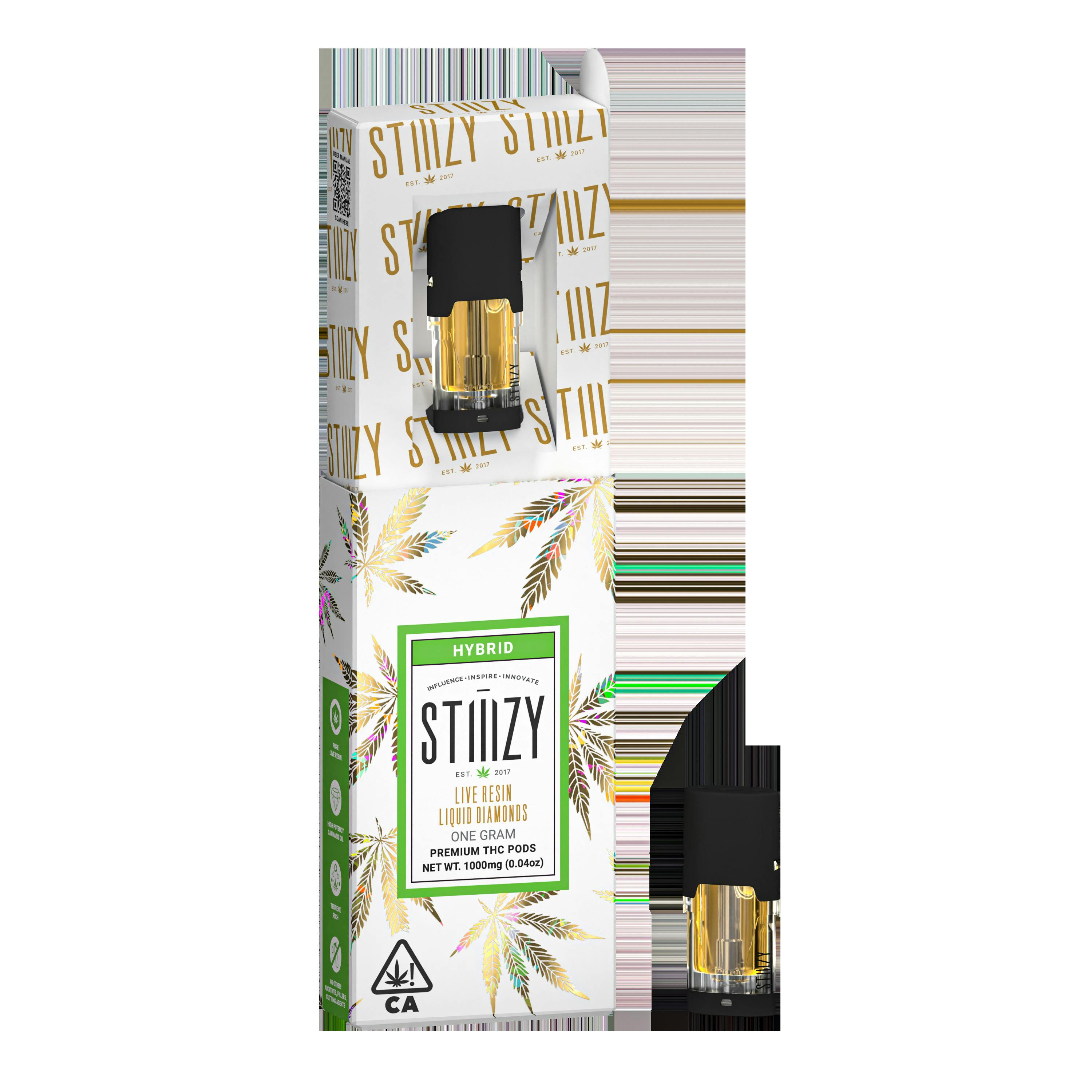 STIIIZY Strawberry Shortcake (I) Liquid Diamonds Live Resin Vape Pod