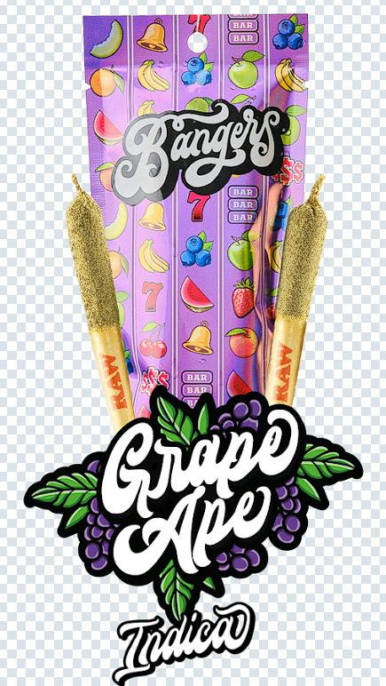 Bangers Grape Ape (I) Infused Pre-Roll Multipack 0.6g 2pk