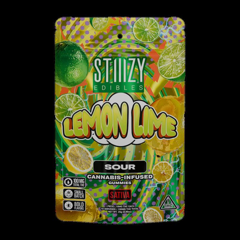 STIIIZY Sour Lemon Lime (S) Gummies 10mg 10pk