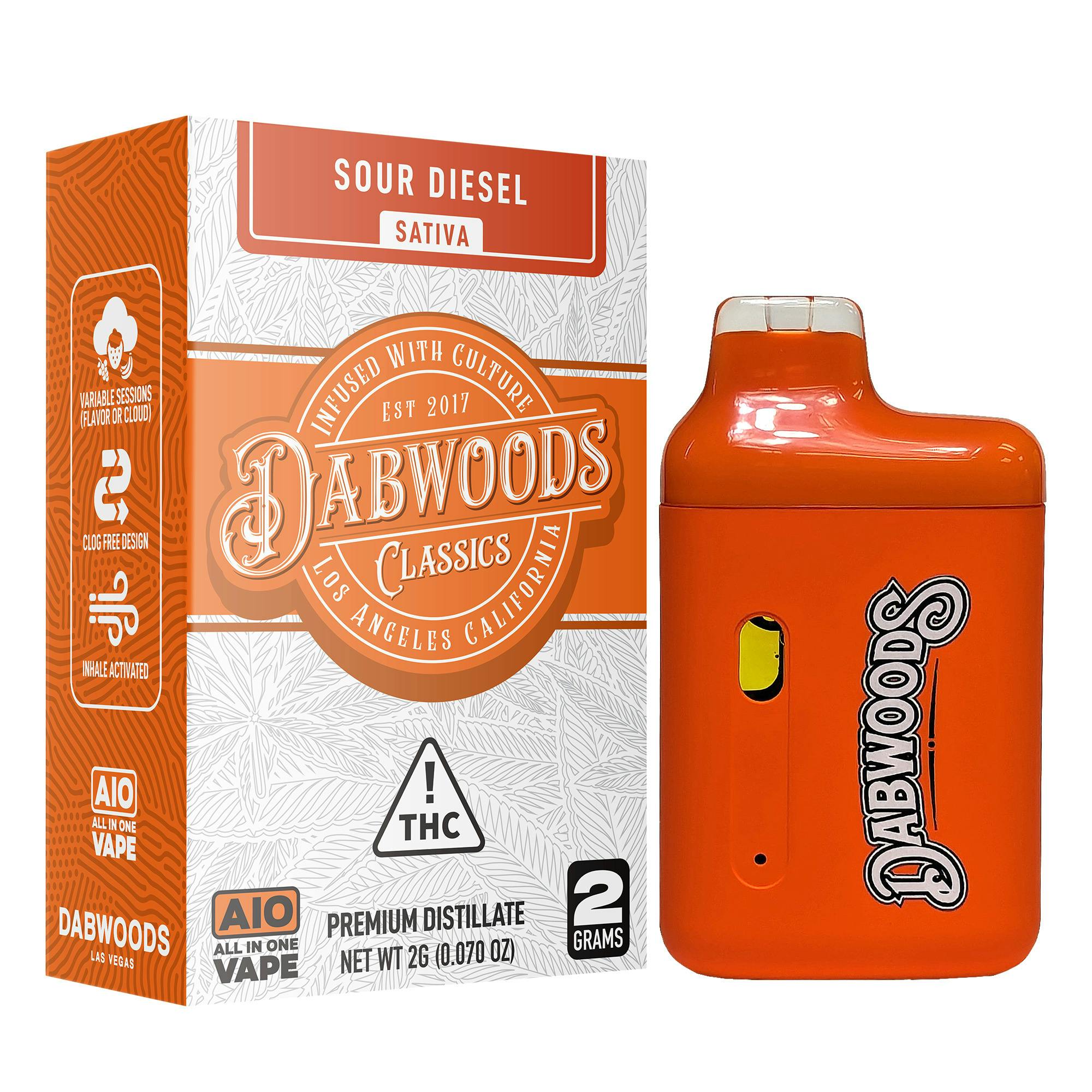 Dab Bar Sour Diesel (S) Disposable Vape