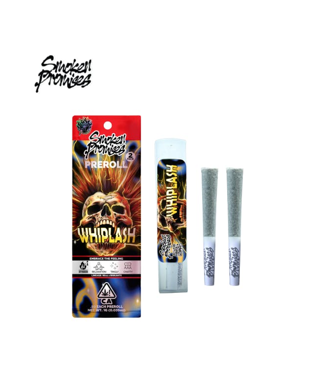 WHIPLASH 1G 2 PACK PREROLLS