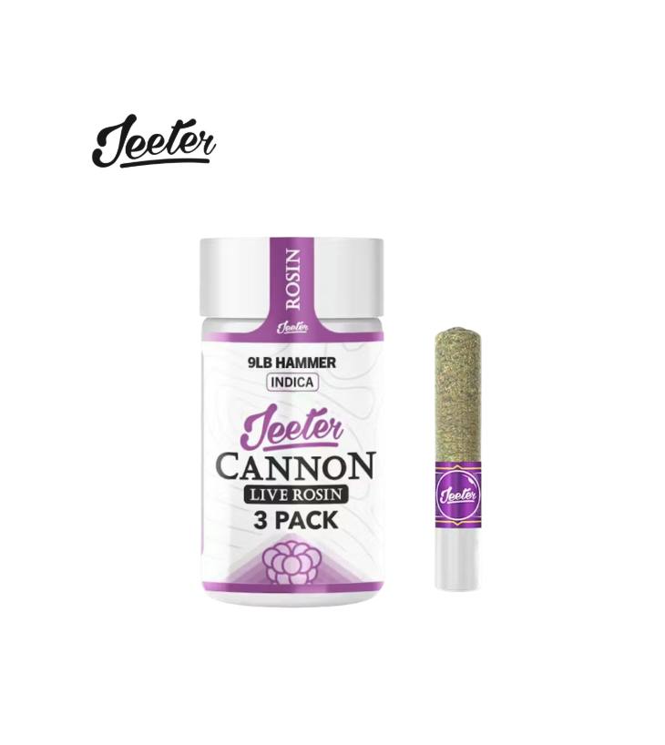9LB HAMMER 1.5G 3 PACK ROSIN INFUSED PREROLLS
