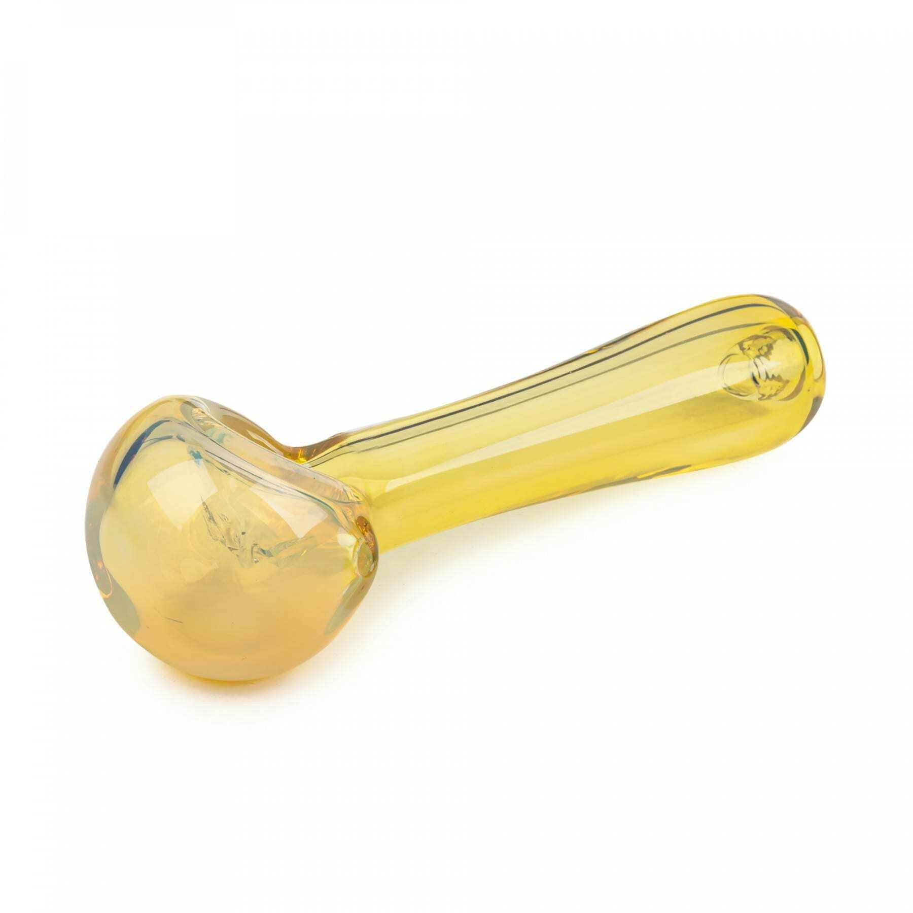4.5" Spoon Hand Pipe Color Changing (Red Eye Glass) - Colour Changing