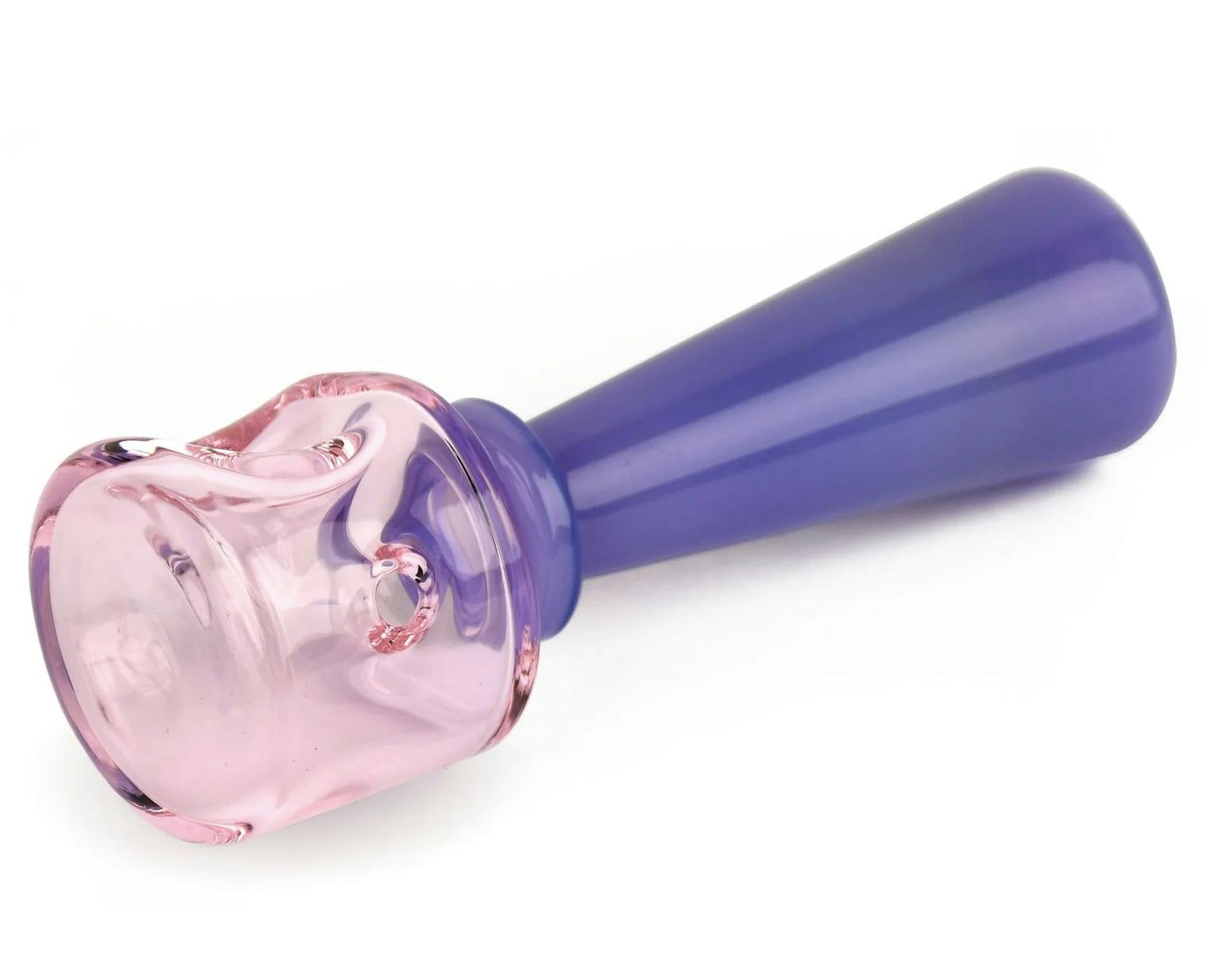 4.25" Dapper Hand Pipe - Pink and Purple