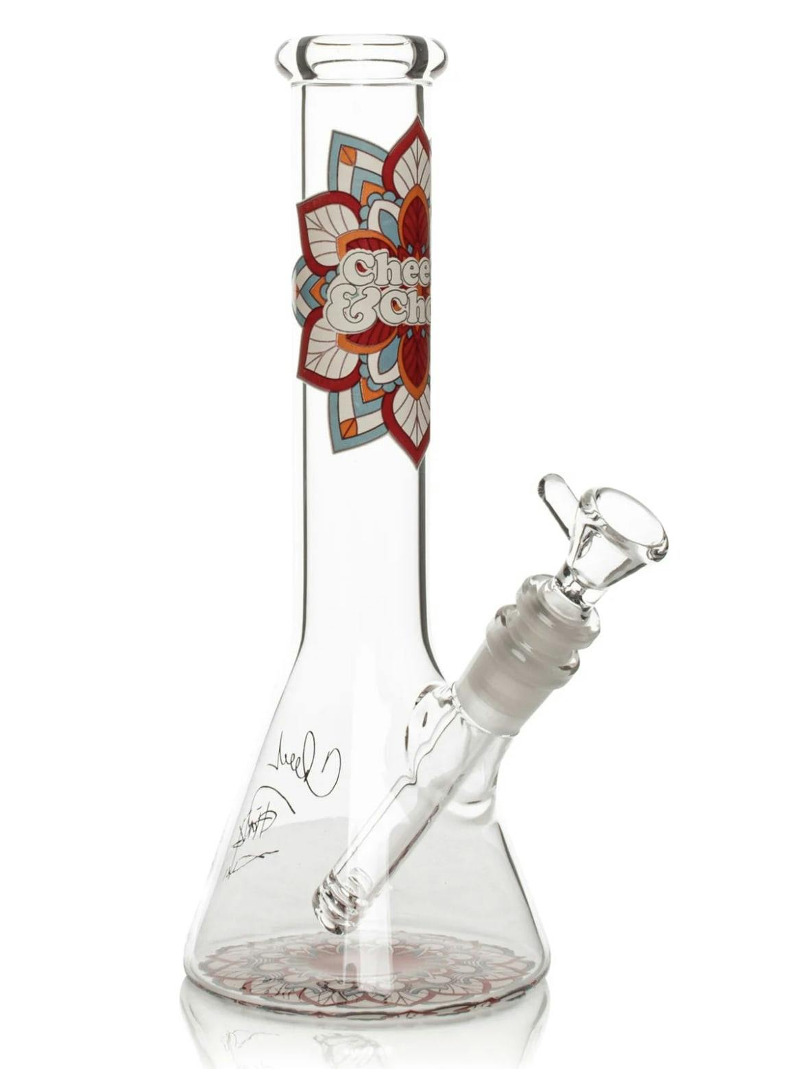 10" Mandala Glow-in-the-Dark Water Pipe