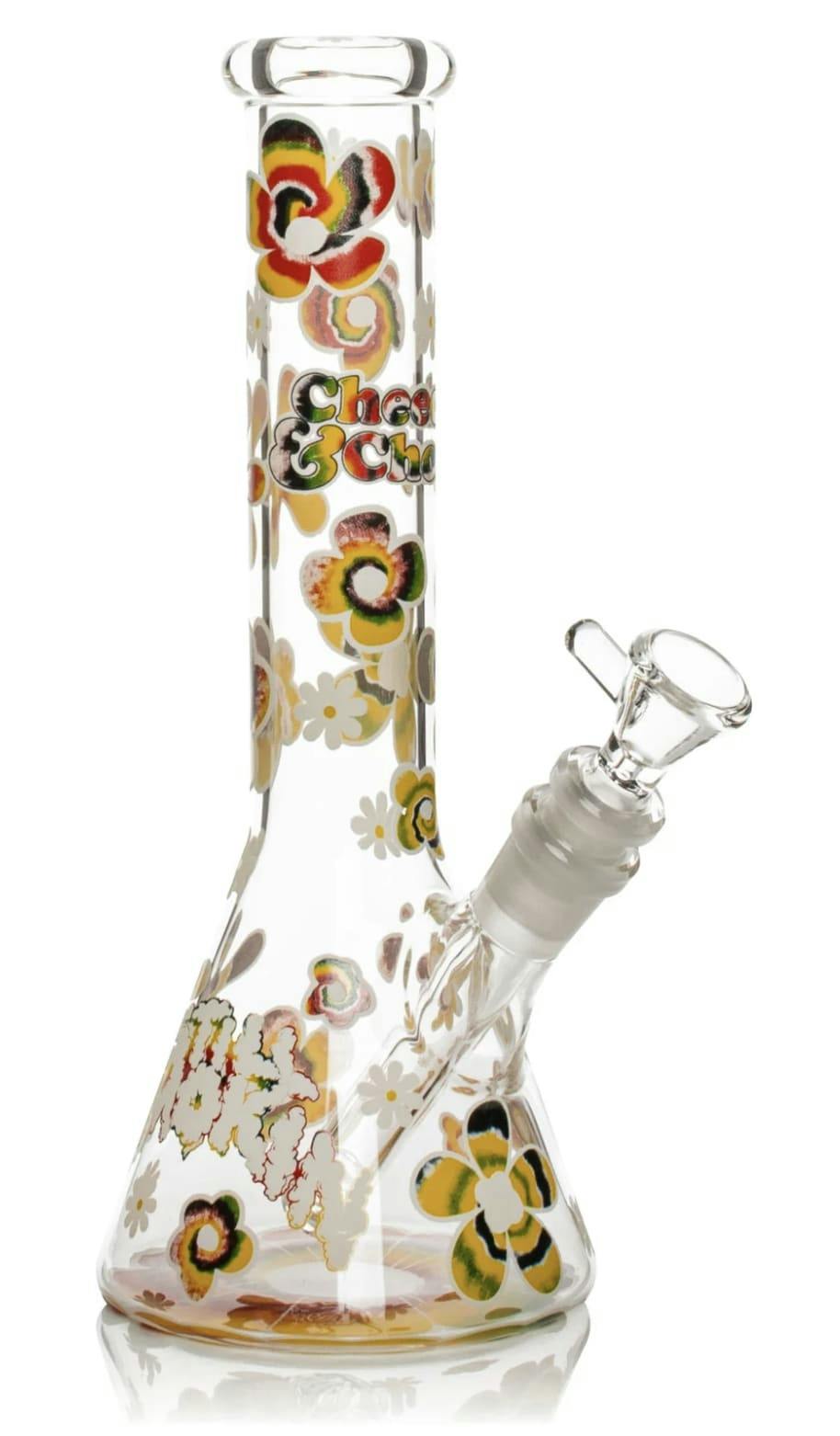 10" Tie Dye Glow-in-the-Dark Water Pipe