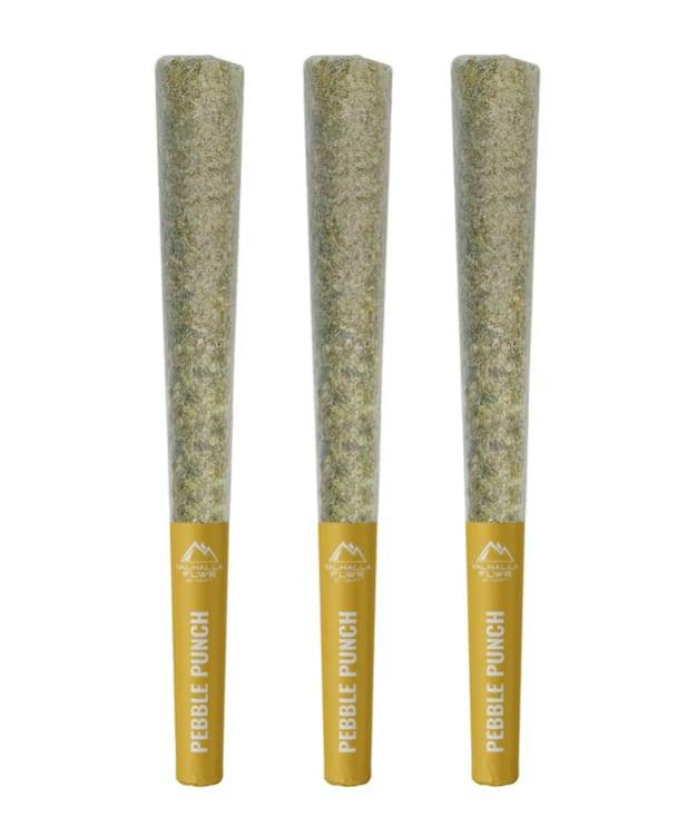 PEBBLE PUNCH PRE-ROLLS - 3x
